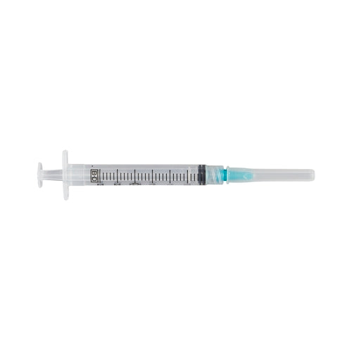 BD Syringe with Hypodermic Needle PrecisionGlide™ 3 mL 23 Gauge 1 Inch Detachable Needle Without Safety, 100 EA/BX