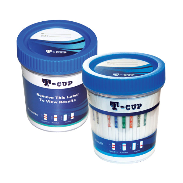 T-Cup Drug Test TDOA3104 10-Panel CLIA Waived (25/Box)