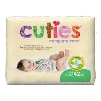 Prevail Cuties Baby Diapers Size 2, Bag