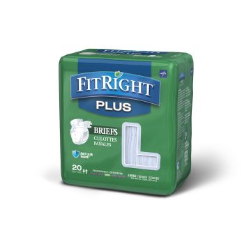 FitRight Plus Briefs, Large