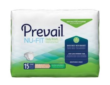 Prevail Nu-Fit Adult Brief X-Large, Case