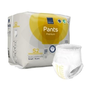 Abena Premium Pants S2 Incontinence Underwear, Small, Pack of 16
