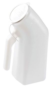 Carex Male Urinal with Cover 6 Each / Case