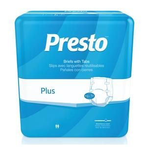 Presto Breathable Brief, Value Plus Absorbency, XL