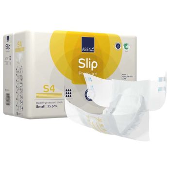 Abena Slip Premium S4 Incontinence Brief, Small, Pack of 25