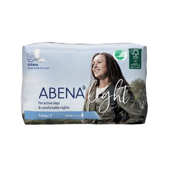 Abena Light Incontinence Pad for Women, Extra - 3, 200 Each / Case