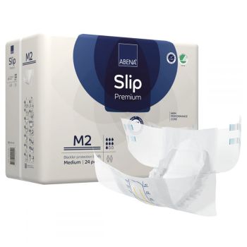 Abena Slip Premium M2 Incontinence Brief, Medium, Pack of 24