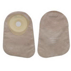 BX/30 - Hollister Premier&trade; One-Piece Closed Pouch, 1-3/16" Pre-Cut Flat SoftFlex&reg; Skin Barrier, Filter, Beige