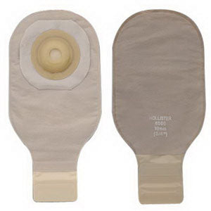 BX/5 - Hollister Premier&trade; One-Piece Drainable Pouch, 1" Pre-Cut Convex Flextend&reg; Skin Barrier, Integrated Closure, Beige