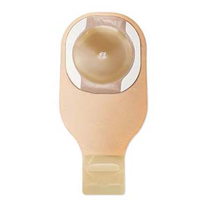 BX/10 - Hollister Premier&trade; One-Piece Drainable Pouch, Flat CeraPlus&trade; Skin Barrier, Cut-to-Fit, 2-1/2" Stoma, Beige