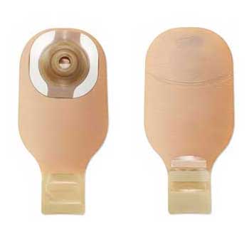 BX/5 - Hollister Premier&trade; One-Piece Drainable Pouch, Convex CeraPlus&trade; Skin Barrier, Pre-Cut, 3/4" Stoma, Beige