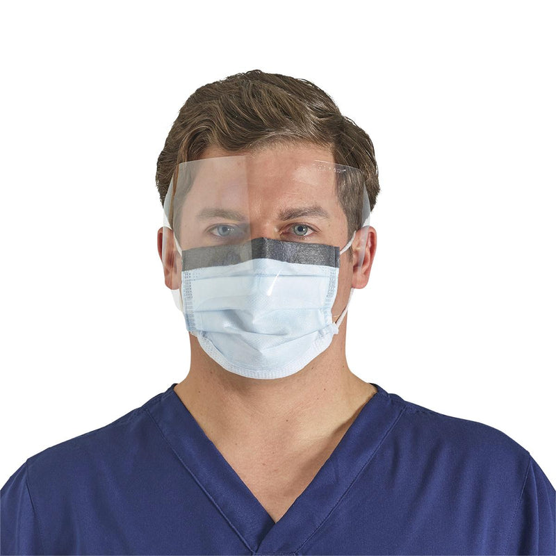 Halyard Fluidshield Level 3 Surgical Mask With Wrap And Visor