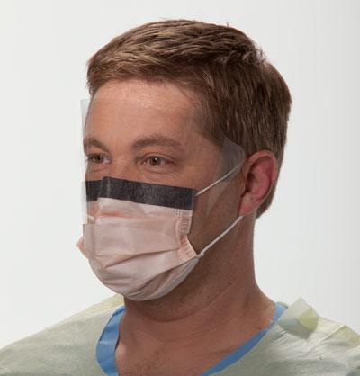 Halyard Fluidshield Level 3 Surgical Mask With Wrap And Visor