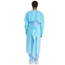 Halyard Open-Back Pe Isolation Gowns With Thumb Loops