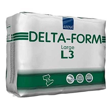 PK/15 - Abena Delta-Form Adult Brief, Large L3