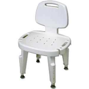 Bath Safe Adj Shower Seat w/Back