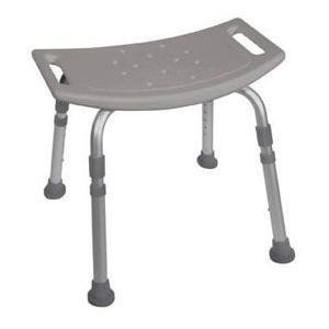 Deluxe K.D. Aluminum Bath Bench without Back, 400 lb Weight Capacity