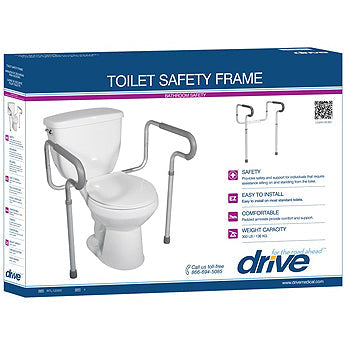 Toilet Safety Frame with Padded Armrests