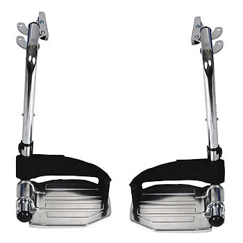 Swing-Away Footrests For Bariatric Sentra Wheelchair