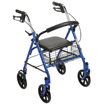 Rollator with Fold-up Removable Back
