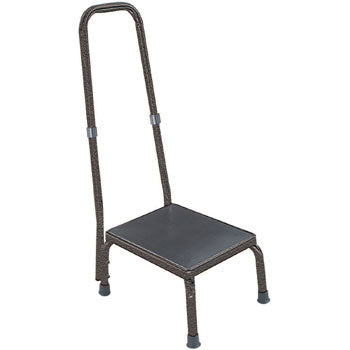 Foot Stool with Handrail
