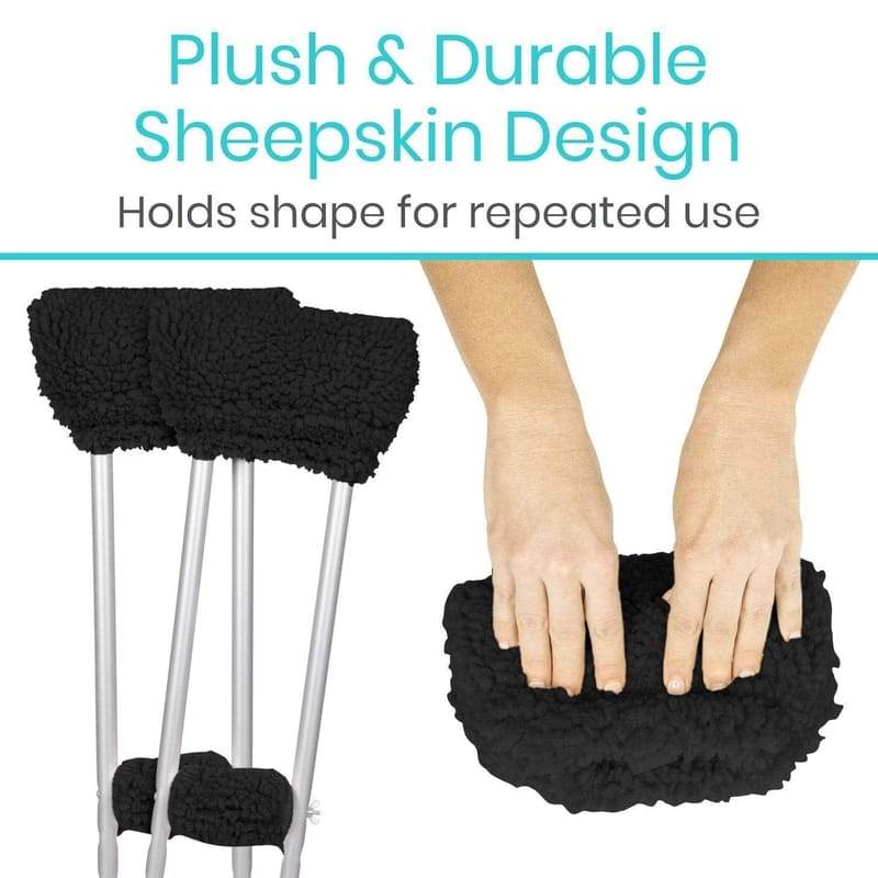 Sheepskin Crutch Pads