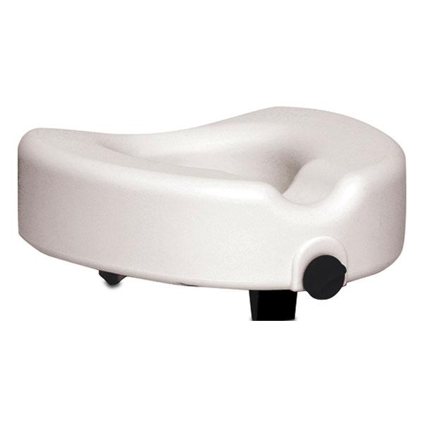 ProBasics™ Raised Toilet Seat, with Lock, 17" x 4.5" Depth 17" 350 lb Capacity, White